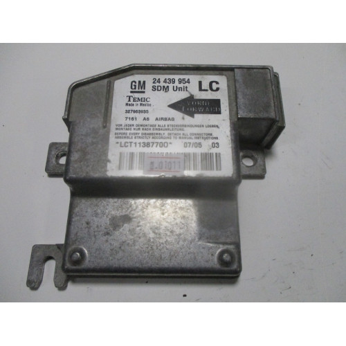 Opel Corsa C Airbag Beyni 24439954 327963935 LC