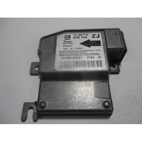 Opel Meriva Airbag Beyni 13158712 327963935 ZJ 