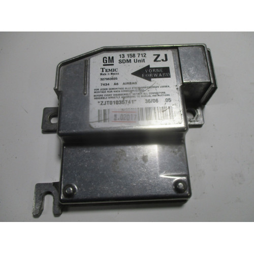 Opel Meriva Airbag Beyni 13158712 327963935 ZJ 