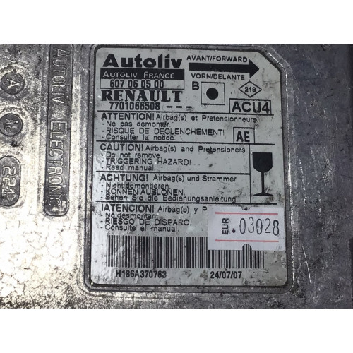 Renault Megane 2 Airbag Beyni 607060500 7701066508