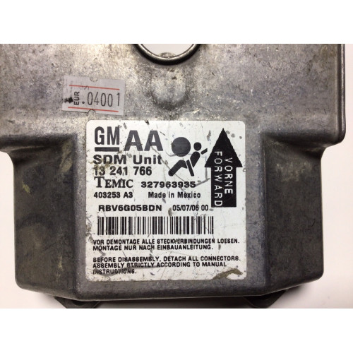 Opel Zafira B Airbag Beyni 13241766 327963935 AA