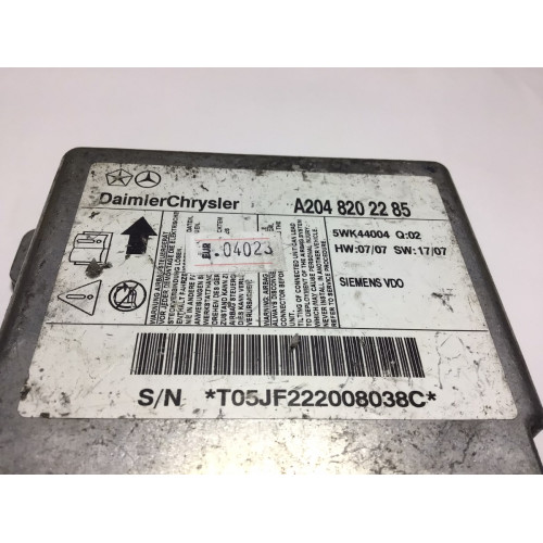 Mercedes W204 Airbag Beyni A2048202285 5WK44004