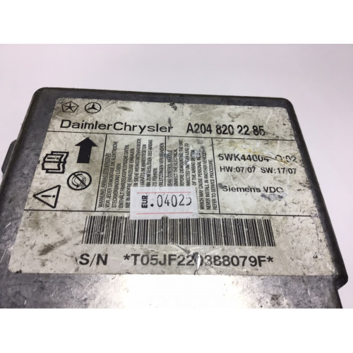 Mercedes W204 Airbag Beyni A2048202285 5WK44004