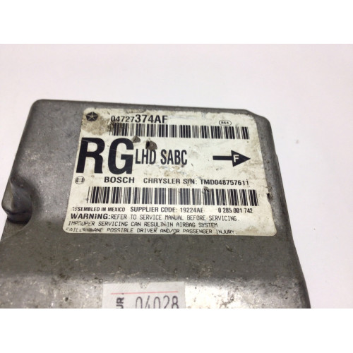 Chrysler Voyager Airbag Beyni 04727374AF 0285001742