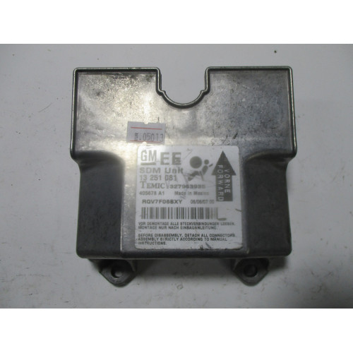 Opel Astra H Airbag Beyni  13251081 327963935 EE