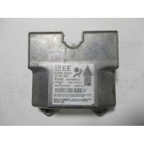 Opel Astra H Airbag Beyni  13251081 327963935 EE
