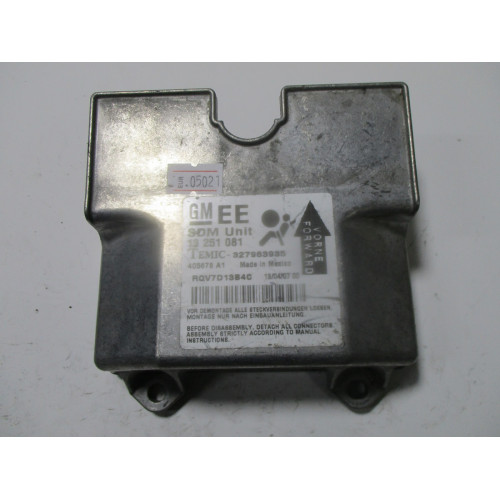 Opel Astra H Airbag Beyni  13251081 327963935 EE