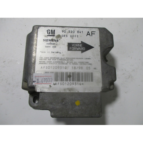 Opel Astra G Airbag Beyni 90520841 5WK4168 AF