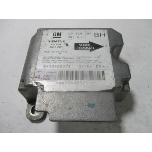 Opel Astra G Airbag Beyni 09229304 5WK42927 BH