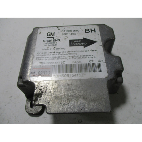 Opel Astra G Airbag Beyni 09229304 5WK42927 BH