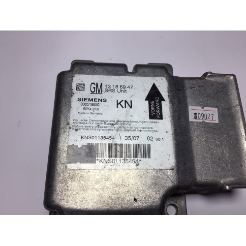 Opel Vectra C Airbag Beyni 13186947 5WK43656 KN