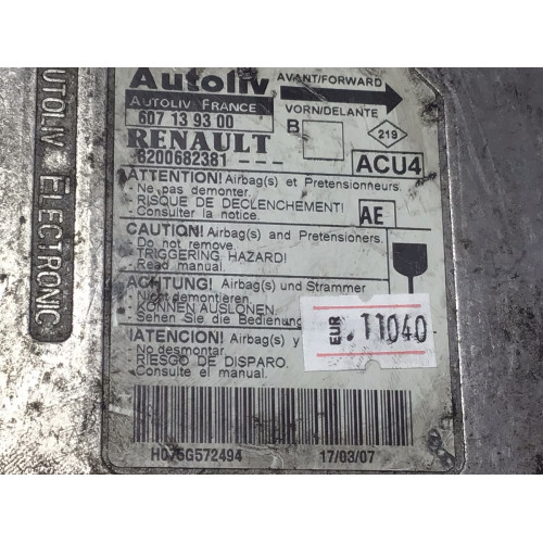 Renault Megane 2 Airbag Beyni 8200682381 607139300