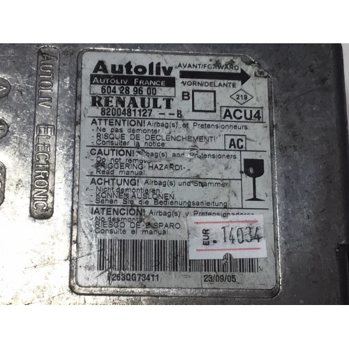 Renault Megane 2 Airbag Beyni 8200481127B 604289600