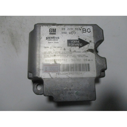 Opel Zafira A Airbag Beyni 09229303 5WK42926 BG