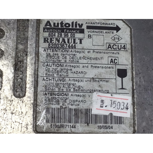 Renault Megane 2 Airbag Beyni 8200367444 604289600