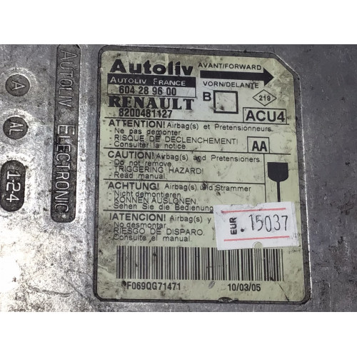 Renault Megane 2 Airbag Beyni 8200481127 604289600