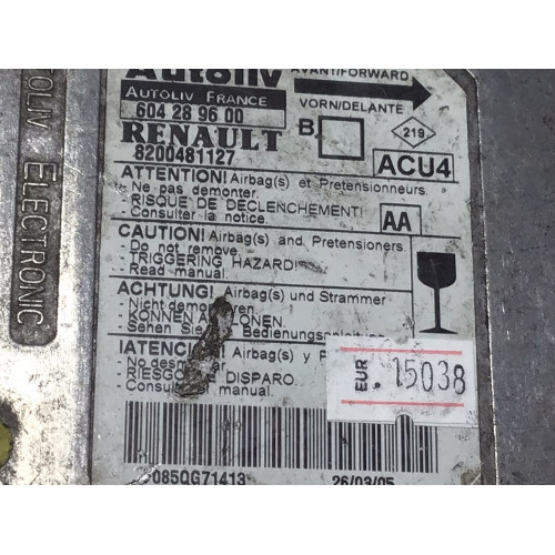 Renault Megane 2 Airbag Beyni 8200481127 604289600
