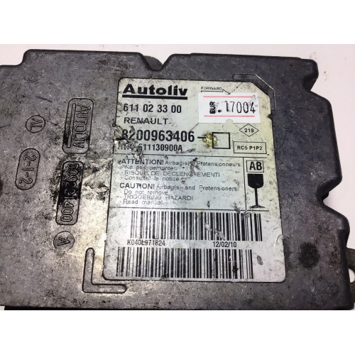Renault Clio 3 Airbag Beyni 8200963406 611023300