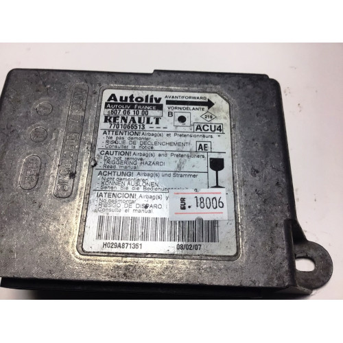 Renault Megane 2 Airbag Beyni 607061000 7701066513