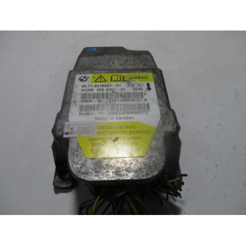 BMW E60 E61 5 Serisi Airbag Beyni 65.77-9118931-01