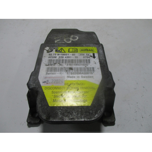 BMW E60 E61 5 Serisi Airbag Beyni 65.77-9118931-02
