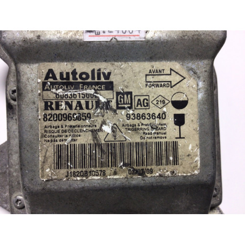 Renault Trafic Airbag Beyni 8200969859 93863640 
