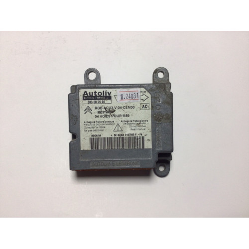 Peugeot Partner Citroen Berlingo Airbag Beyni 603602500 9653190880