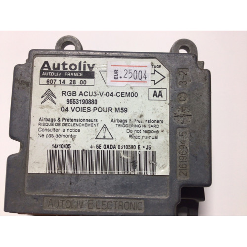 Citroen Berlingo Airbag Beyni 607142800 9653190880