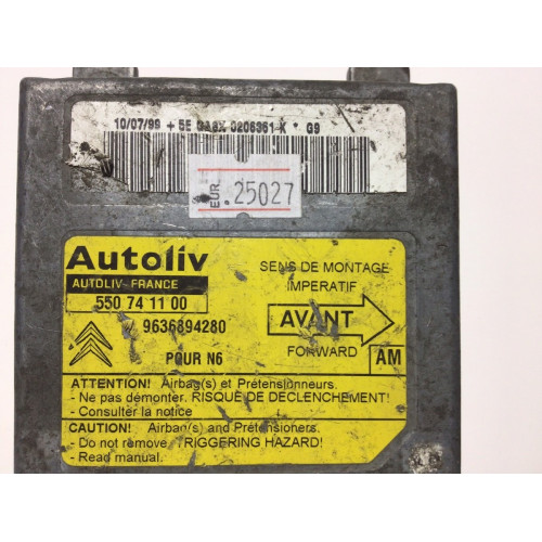 Citroen Xsara Airbag Beyni 9636894280 550741100