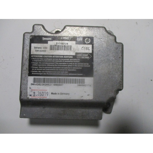 Fiat Multipla Airbag Beyni 51759726 5WK43622