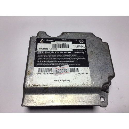 Fiat Stilo Airbag Beyni 51711816 5WK43342 