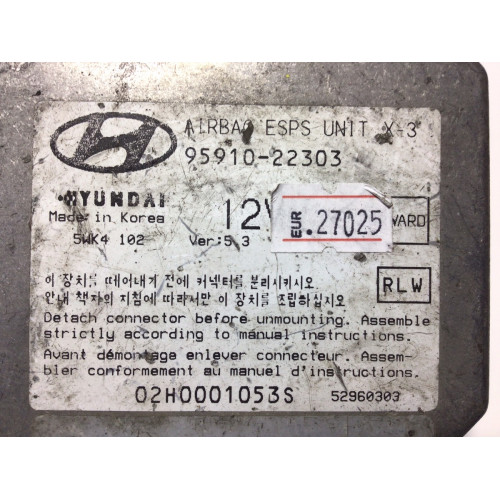 Hyundai Accent Airbag Beyni 95910-22303 5WK4102
