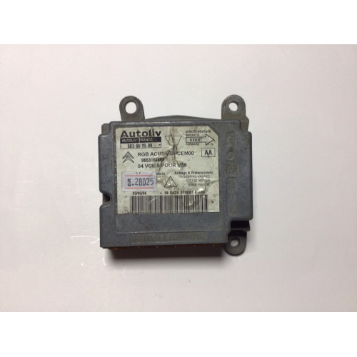Peugeot Partner Citroen Airbag Beyni 603602500 9653190880