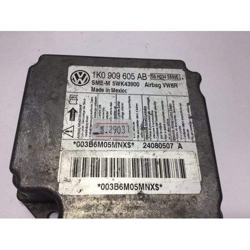 Volkswagen Golf Jetta Airbag Beyni 1K0909605AB İNDEX5
