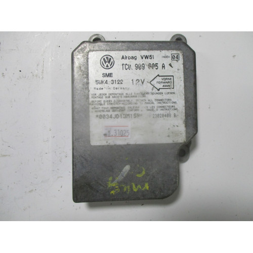 Volkswagen Golf Airbag Beyni 1C0909605A 5WK43122 İNDEX4