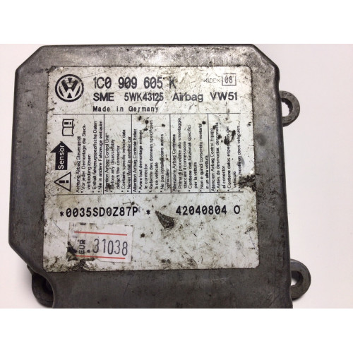 Volkswagen Polo Skoda Fabia Airbag Beyni 1C0909605K 5WK43125 İNDEX8