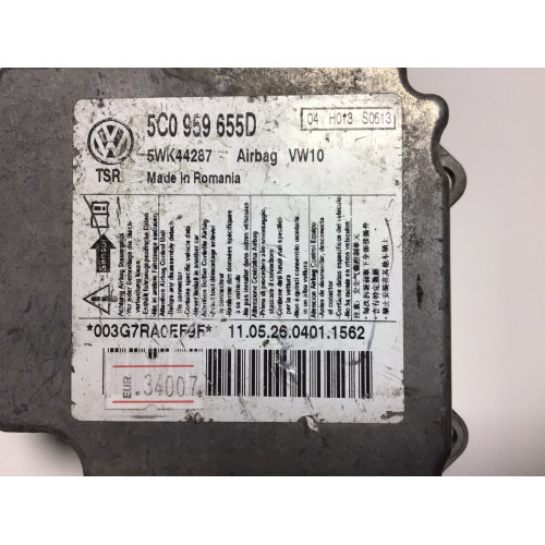 Volkswagen Passat Jetta  Airbag Beyni 5C0959655D 5WK44287
