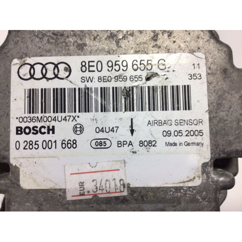 Audi A6 A4 B7 Airbag Beyni 8E0959655G 0285001668 