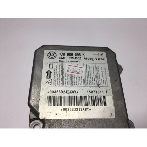 Volkswagen Polo Skoda Fabia Airbag Beyni 1C0909605K 5WK43125 İNDEX8