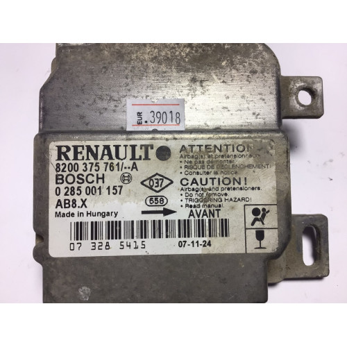 Renault Clio 2 Airbag Beyni 0285001157 8200375761 