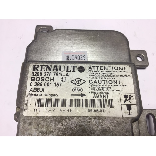 Renault Clio 2 Airbag Beyni 0285001157 8200375761 
