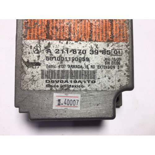 Mercedes W211 Airbag Beyni A2118703985 501001190059