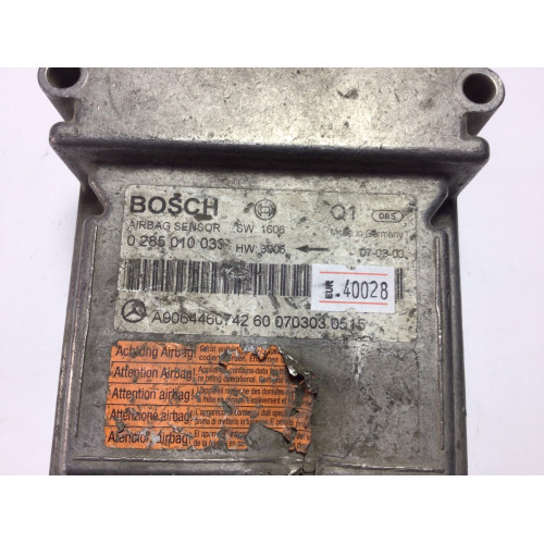 Mercedes W906 Airbag Beyni 0285010033