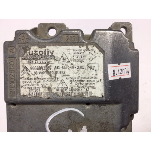 Citroen C4 Airbag Beyni 9662643980 603726100