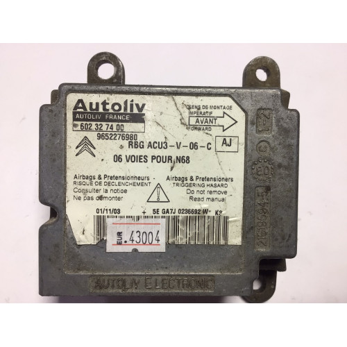 Citroen Xsara Airbag Beyni 9652276980 602327400