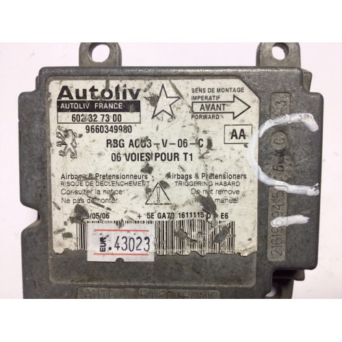 Peugeot 206 Airbag Beyni 9660349980 602327300