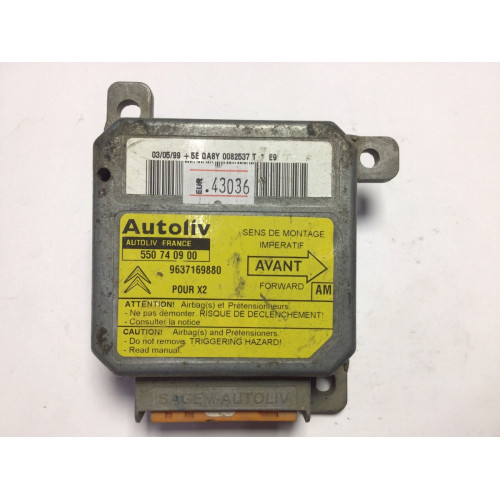 Citroen Xantia 2000 Airbag Beyni 550740900 9637169880