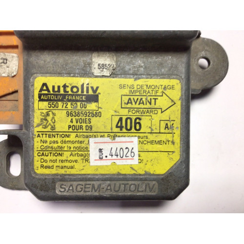 Peugeot 506 Airbag Beyni 9638592580 550725200
