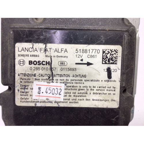 Fiat Doblo Airbag Beyni 0285010857 51881770