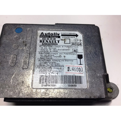 Renault Megane 2 Airbag Beyni 8200322002A 603602900